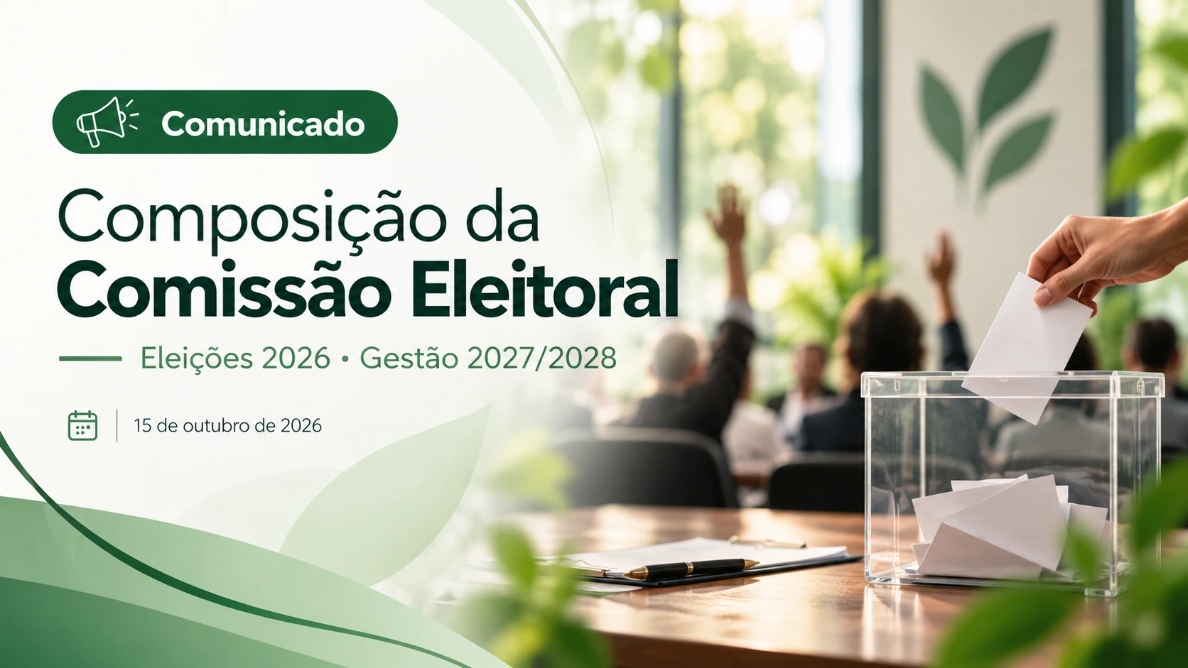Composição da Comissão Eleitoral – Eleições 2026